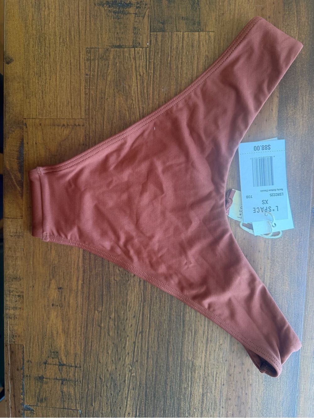 NWT L*Space Rocky Bikini Bottom Cafe Size XS - Picture 5 of 5